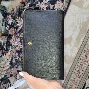 Black Tory Burch Clutch Bag/ with strap